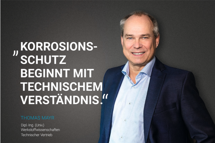 Corpac Korrosionsschutzexperte Thomas Mayr